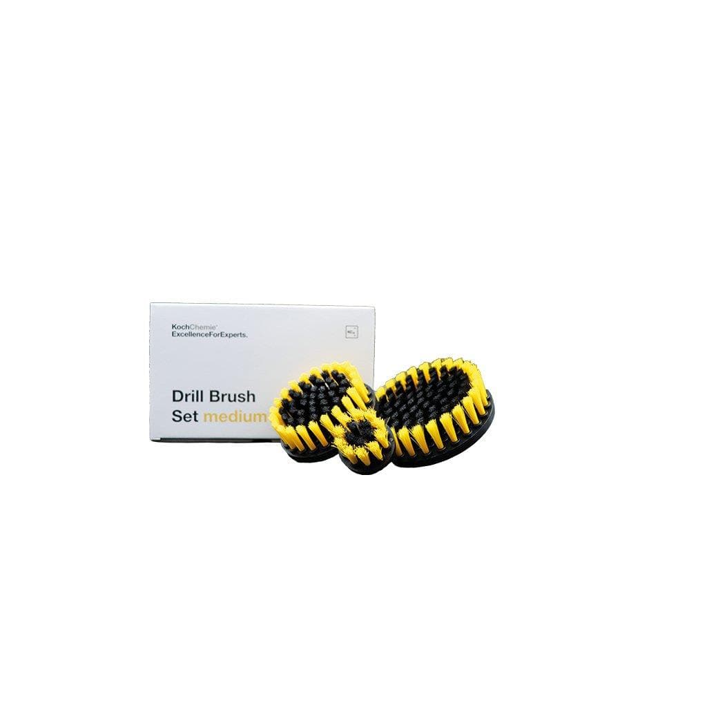 Koch Chemie Drill Brush Set medium - Set 3ks Jemných kefiek do AKU vŕtačky