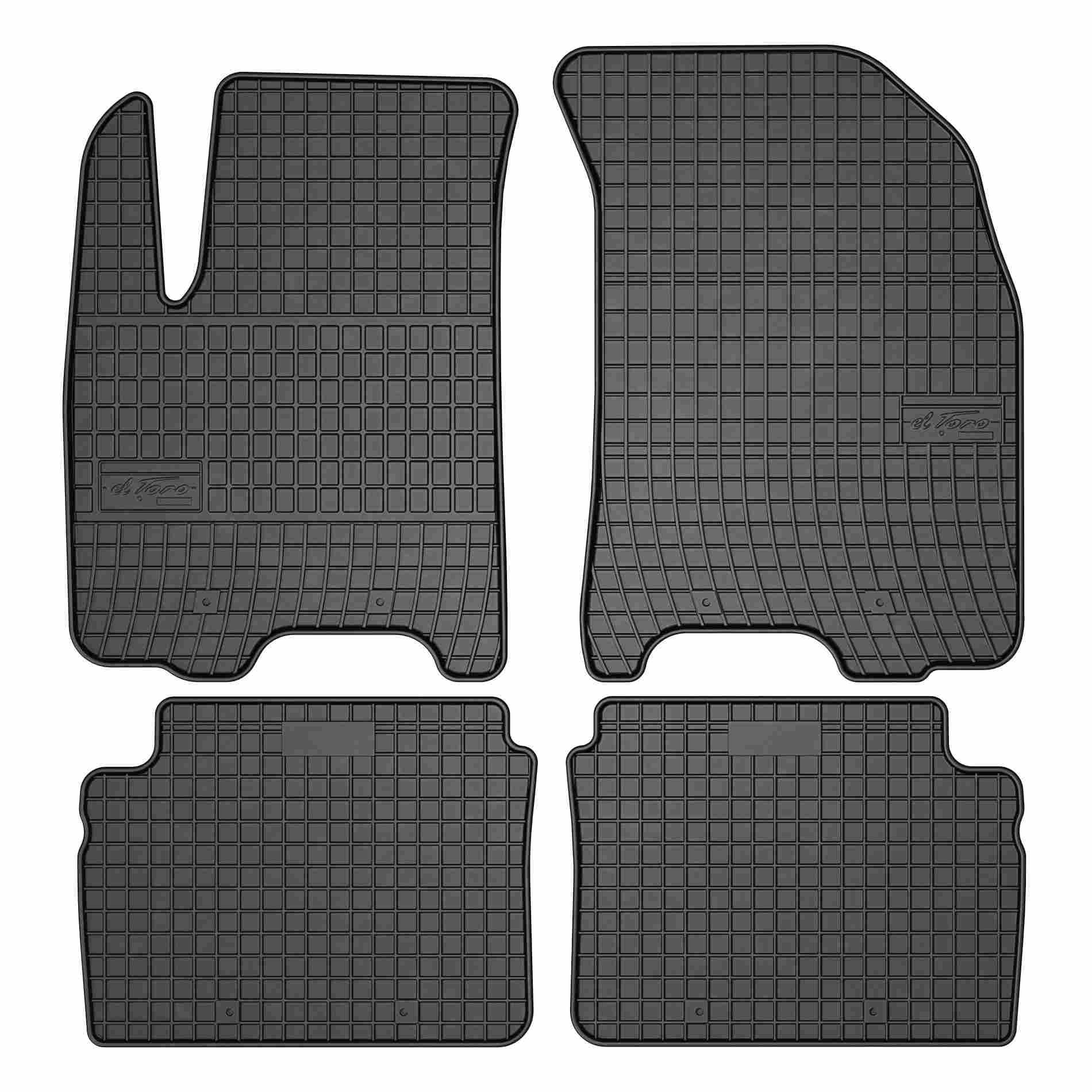 Gumené koberce CHEVROLET Aveo I/II/Kalos 03-07 (4 ks.)