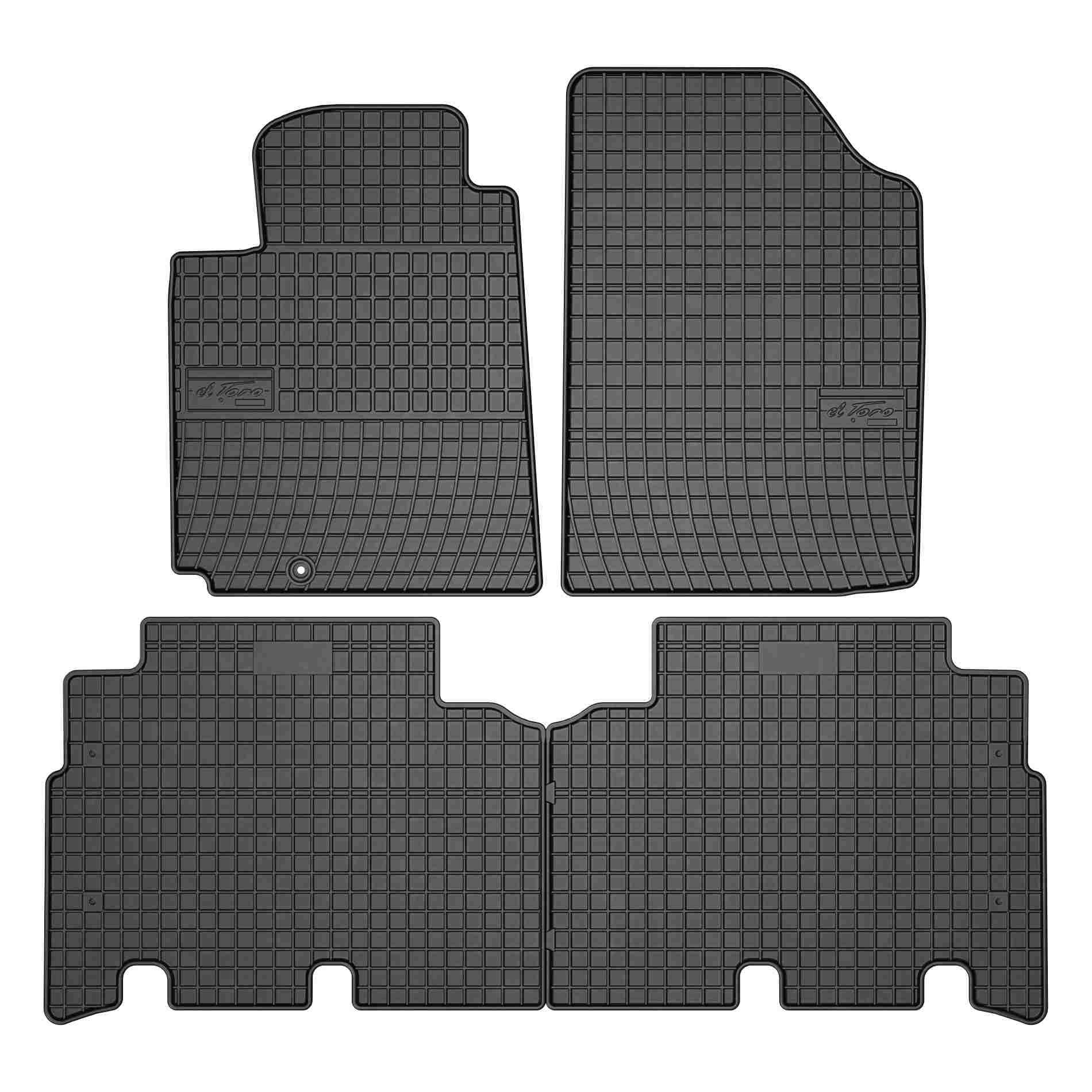 Gumené koberce TOYOTA Yaris Verso 99-05 (4 ks.)