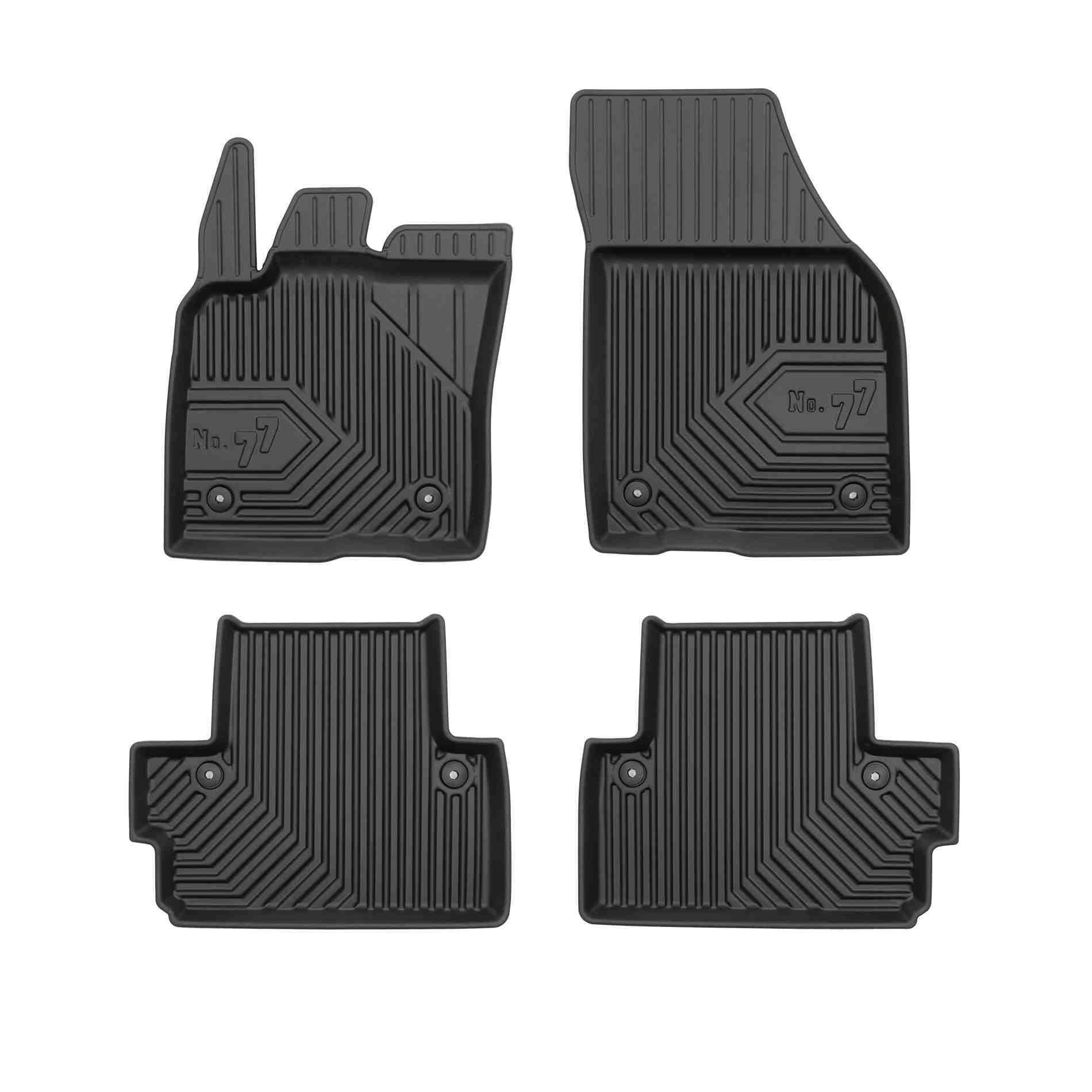 Gumené koberce VOLVO C30/S40 II 06-12 (4 ks)