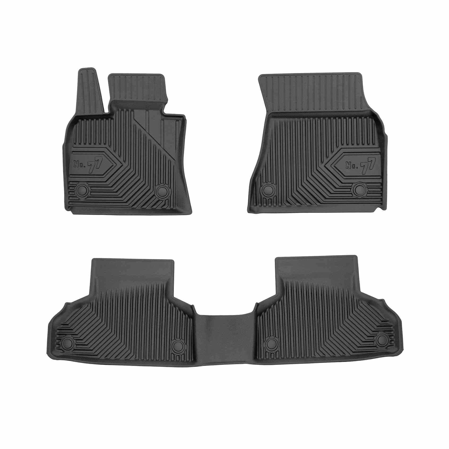 Gumené koberce BMW X6 F16 14-19 (3 ks)