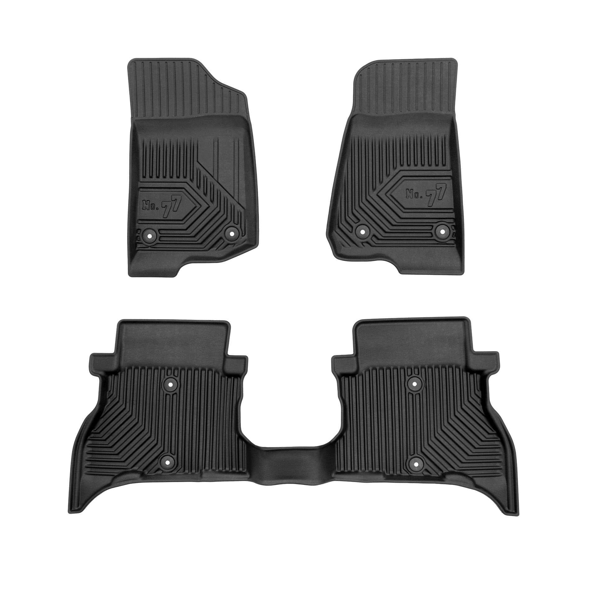 Gumené koberce JEEP Wrangler 4xe 21- (3 ks)