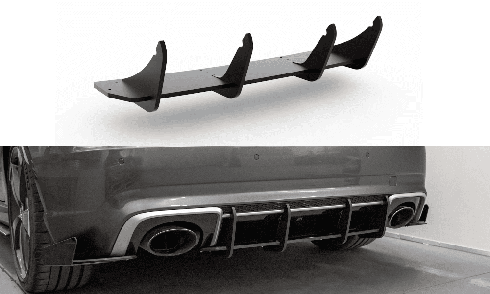 Racing durability zadný difuzor - Audi, AURS38VCNCRS3BRB