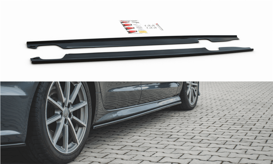 Difúzory pod bočné prahy - Audi, AUS6C7FSD1G