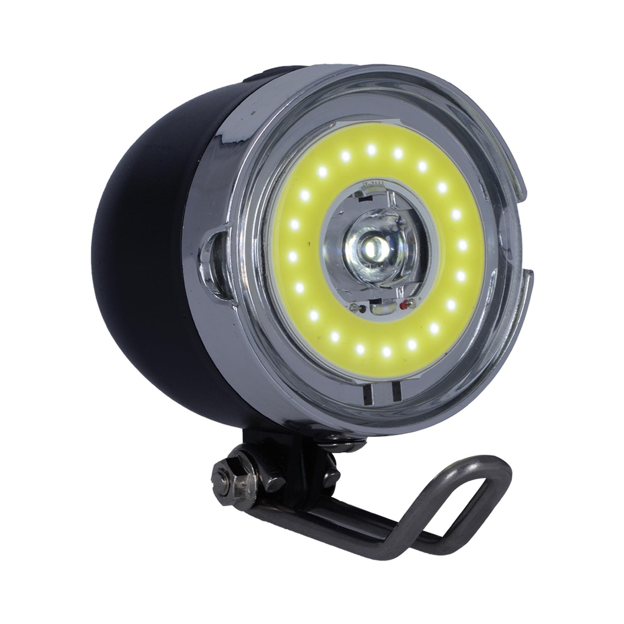Svetlo na bicykel predné BRIGHT STREET(LED, svetelný tok 45 lm)