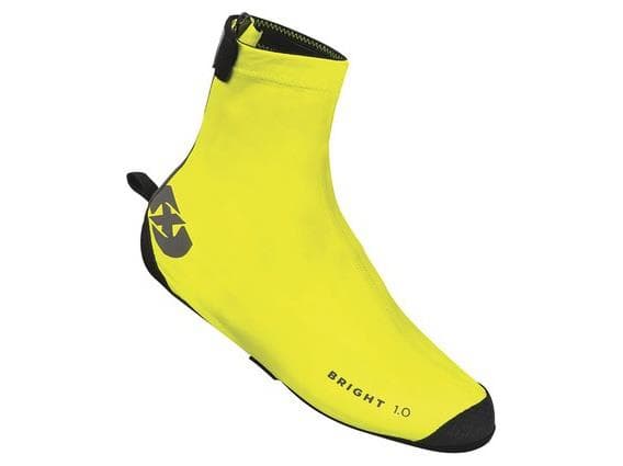 Vodeodolné návleky cez cyklo topánky a tretry BRIGHT SHOES 1.0(žlté fluo, veľ. S)