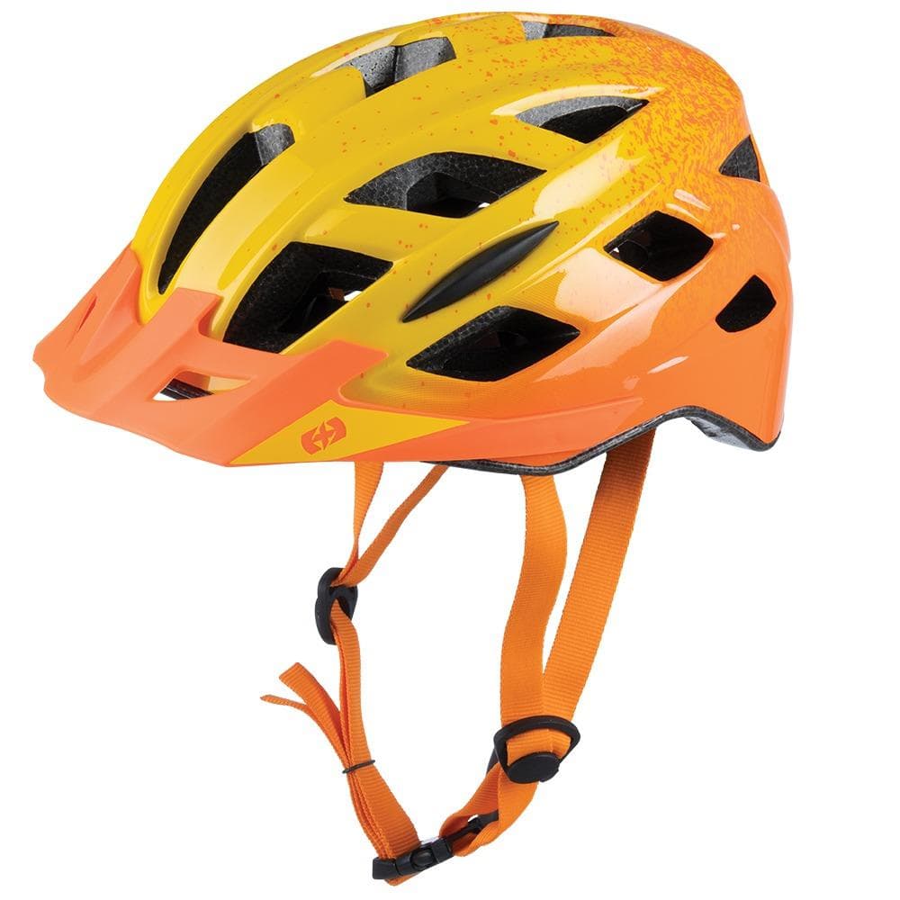 Cyklo prilba RAPTOR JUNIOR, detská (oranžová/žltá)