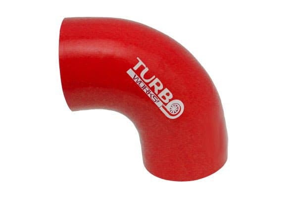 Silikónová hadica - koleno 90° Red 57 mm