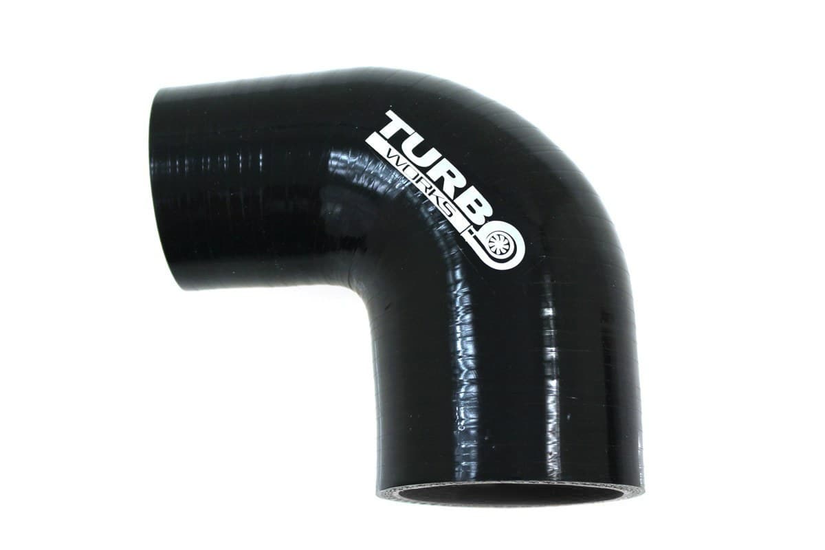 Silikónová hadica - Redukcia 90° Black 70-76 mm