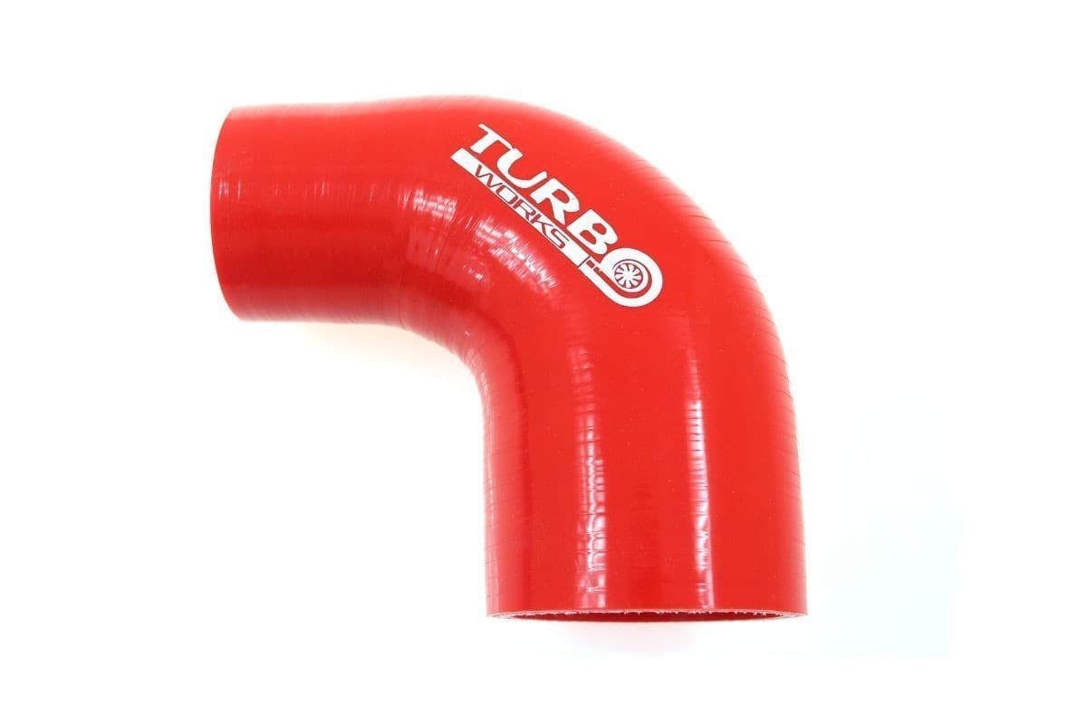 Silikónová hadica - Redukcia 90° Red 57-70 mm