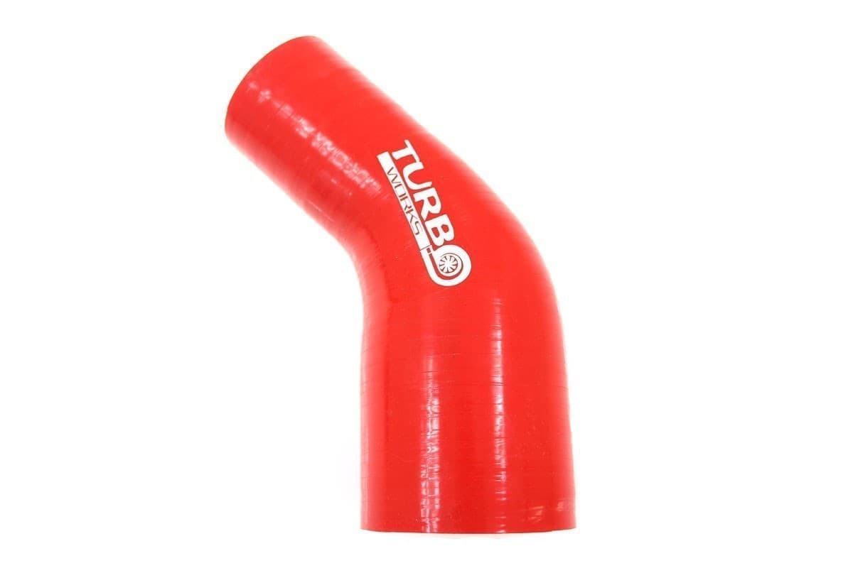 Silikónová hadica - Redukcia 45° Red 57-76 mm
