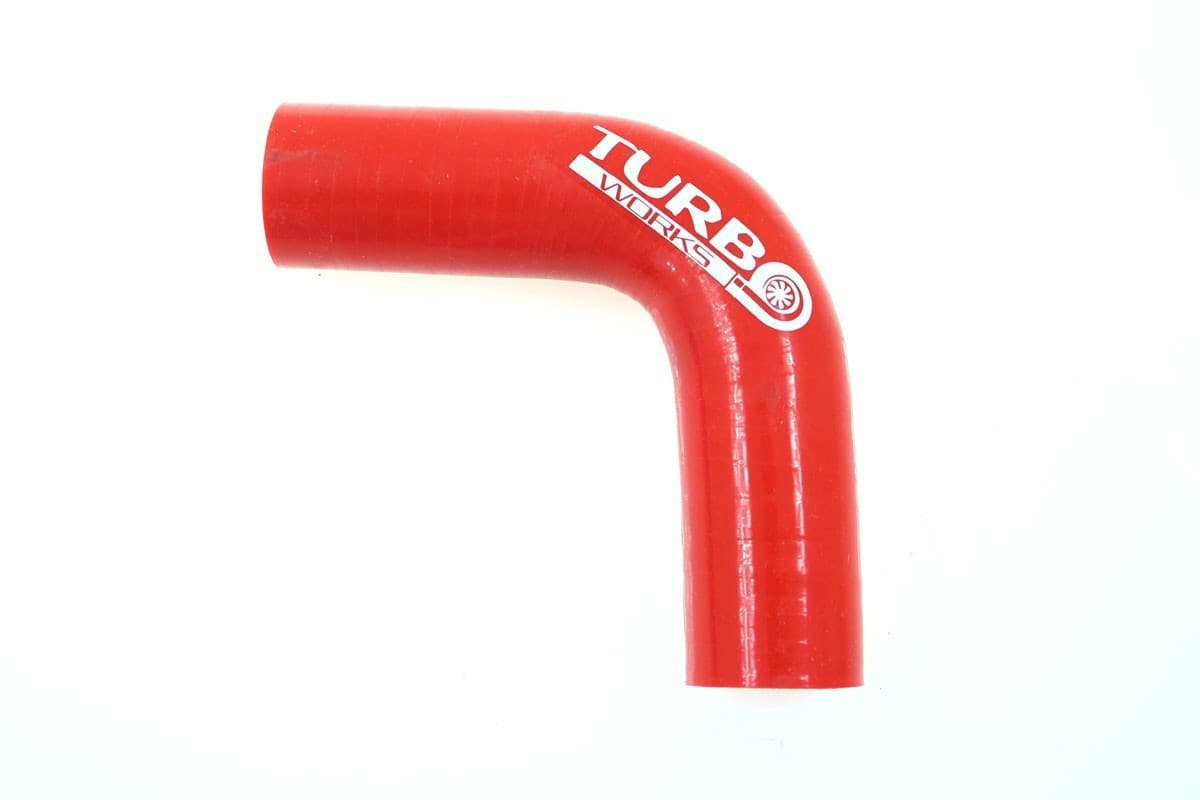 Silikónová hadica - koleno 90° Red 40 mm XL