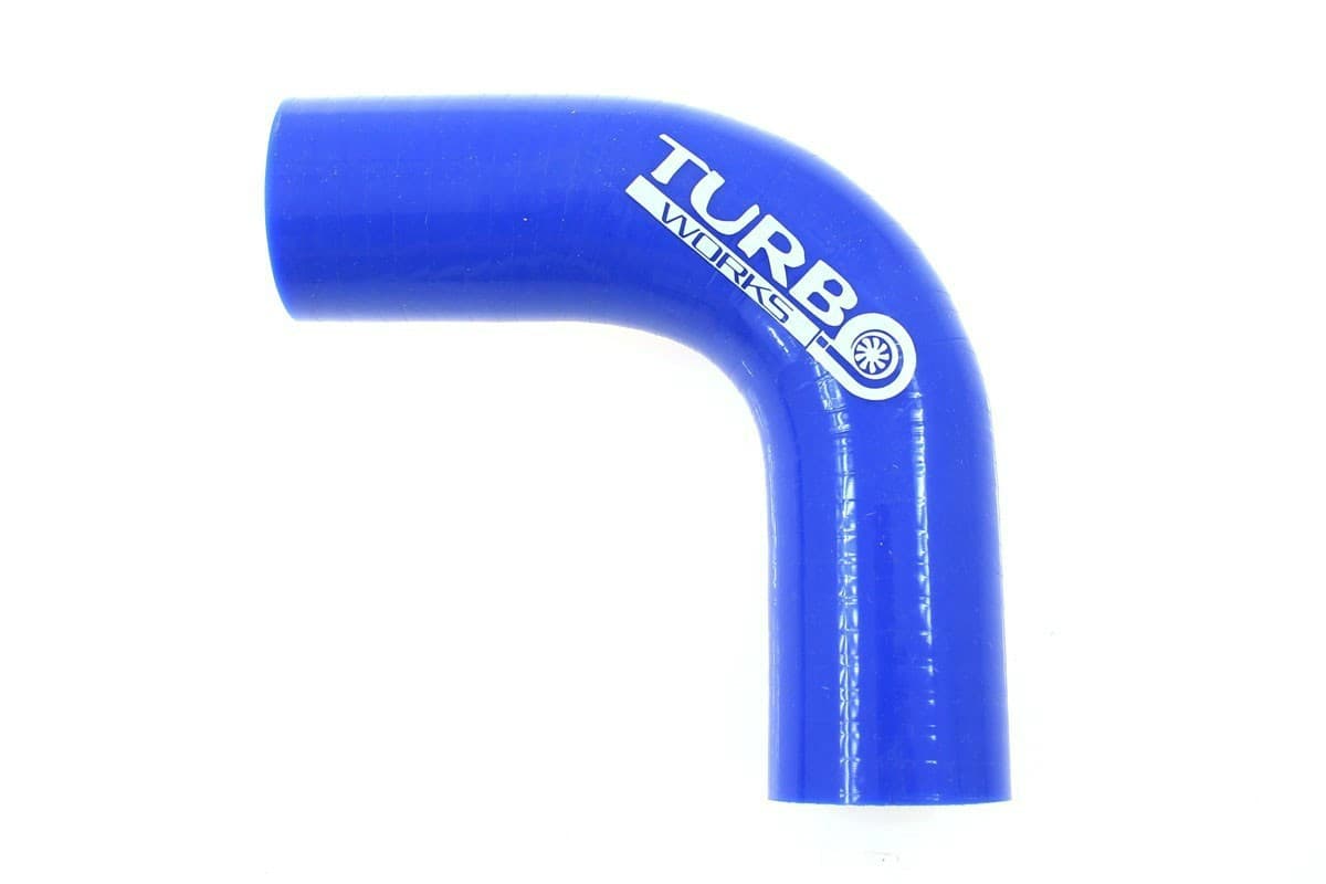 Silikónová hadica - koleno 90° Blue 84 mm XL
