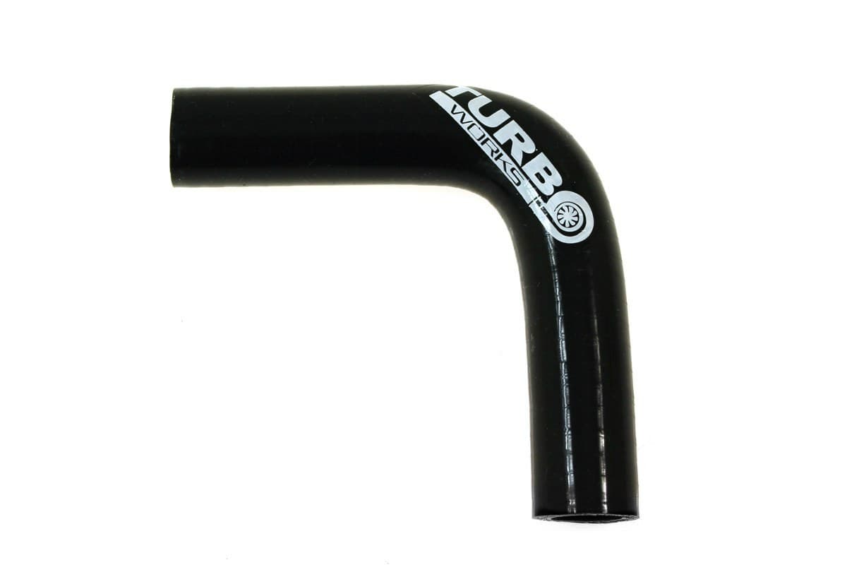 Silikónová hadica - koleno 90° Black 10 mm