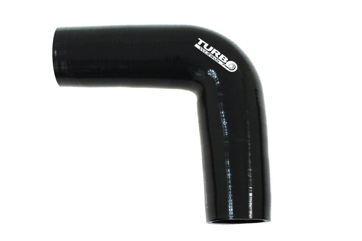 Silikónová hadica - koleno 90° Black 57 mm XL