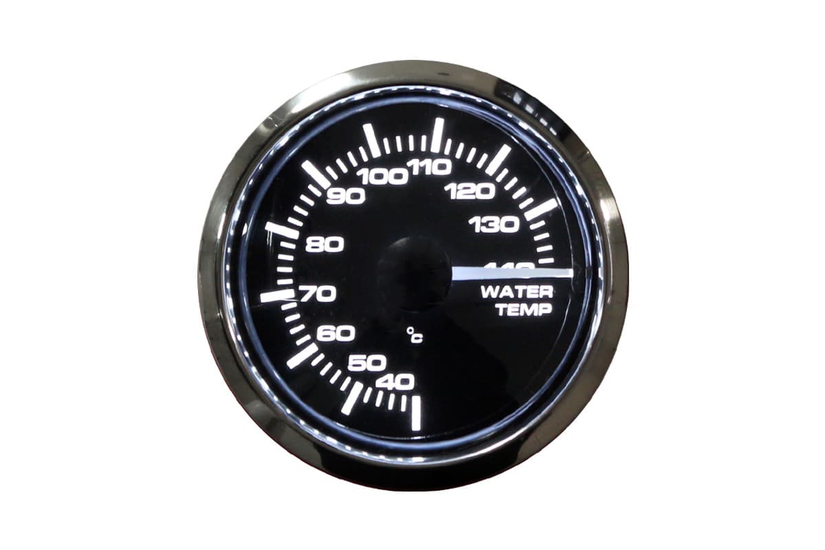 Prídavný budík 52 mm STP2B - Teplota vody