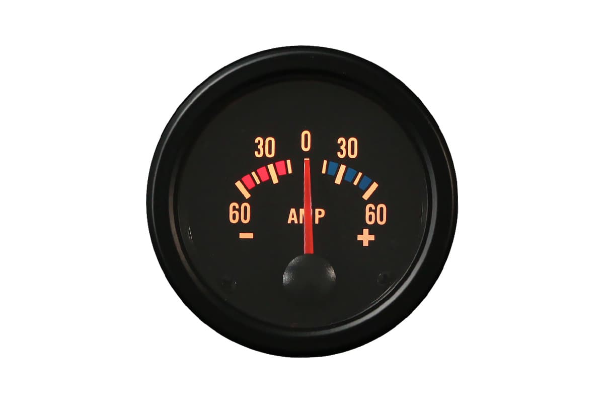 Prídavný budík 52 mm TRB - Ampérmeter