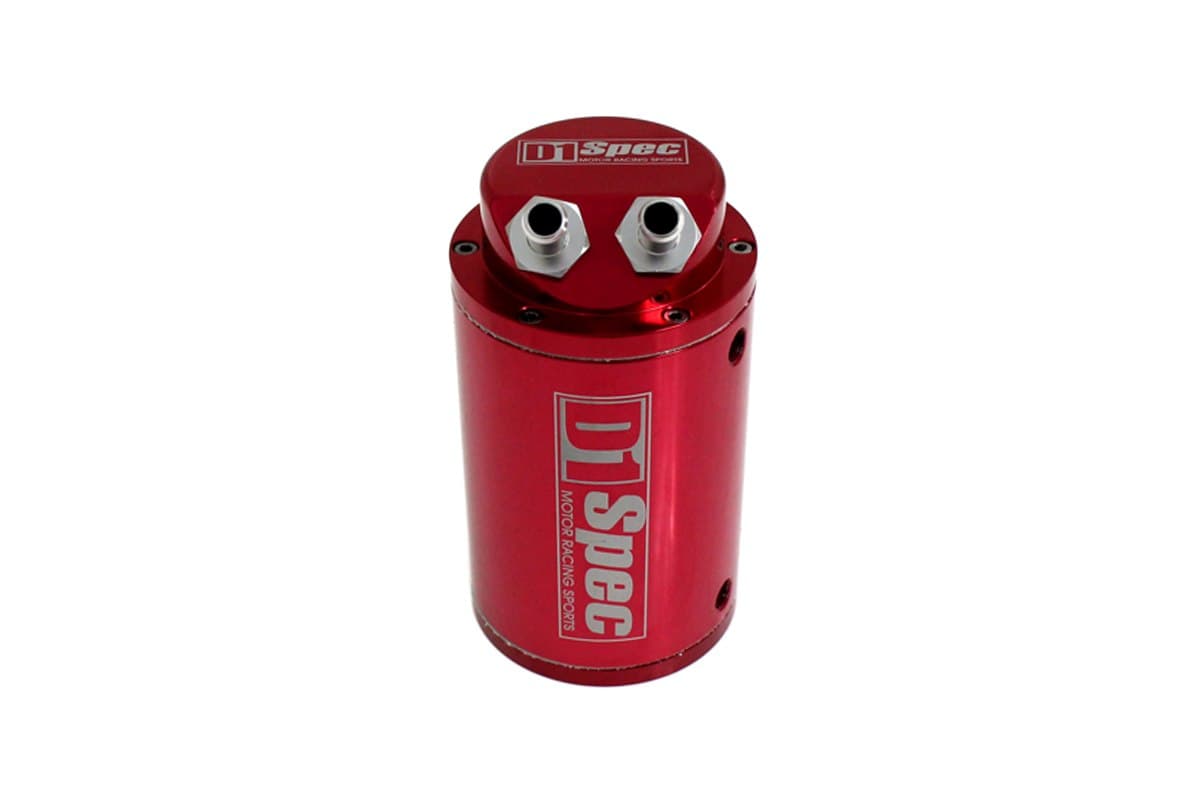 Oil catch tank 0.7L 9 mm Red - DSOT005
