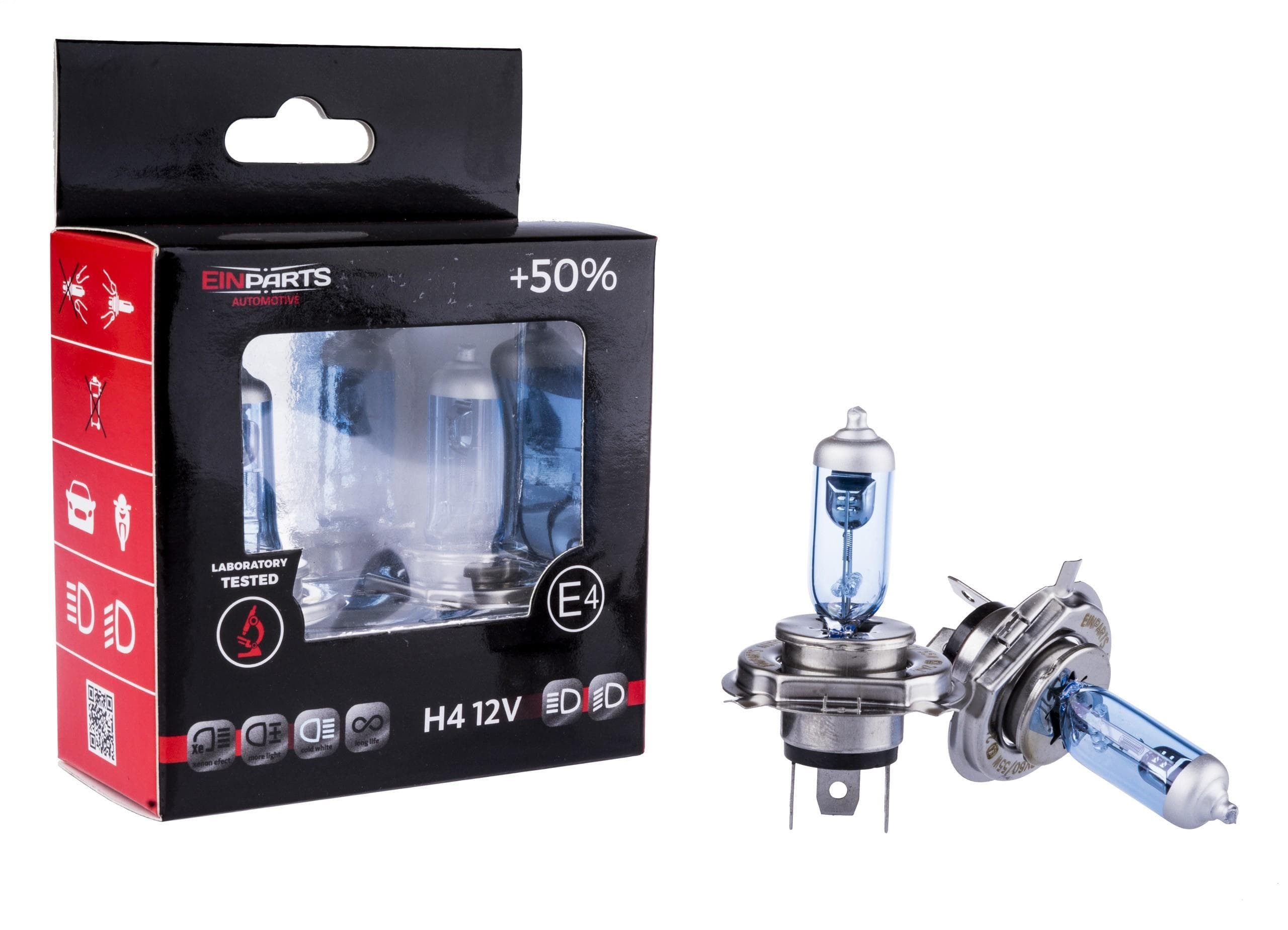 H4 Halogénové žiarovky 55/60W 5000K - EPB11K