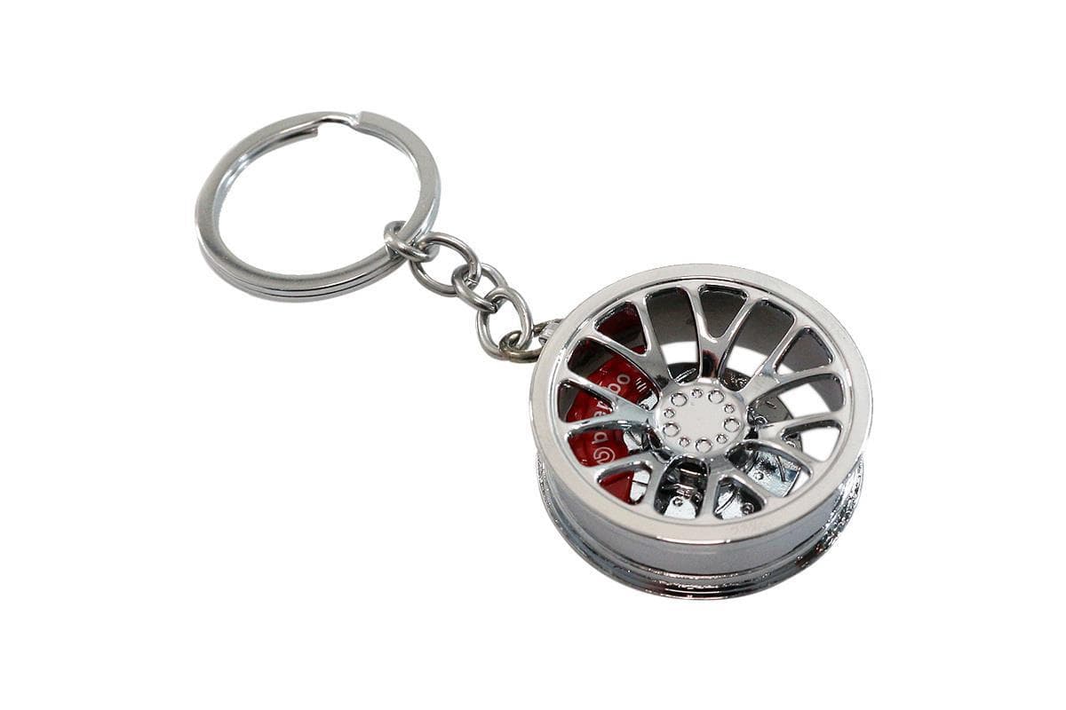 Kľúčenka disk s brzdovým strmeňom 3SDM strieborná