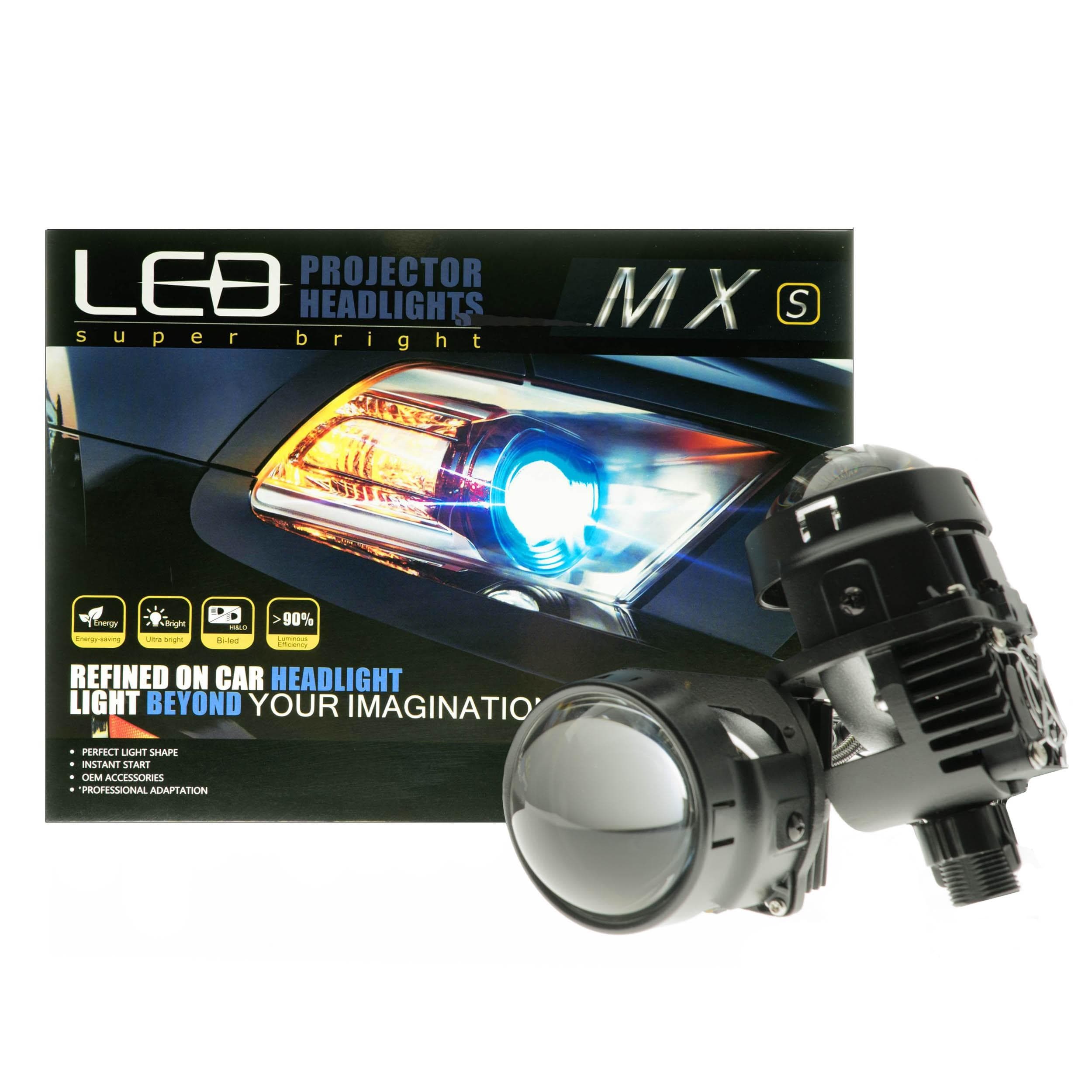 EPLL22 Bi-LED šošovkové projektory 2.5" 6000K 60W
