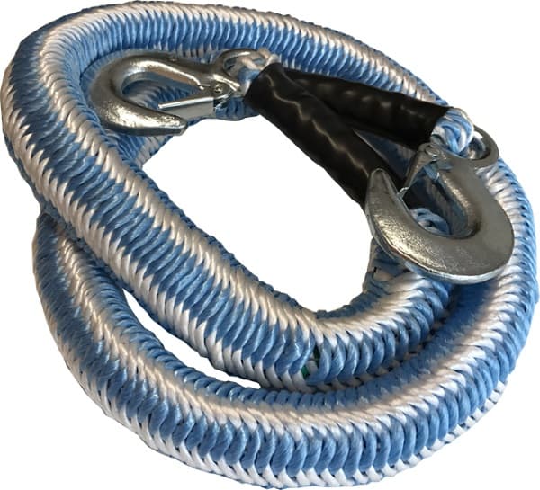Ťažné lano pružné s 2 karabínami 1450-2500 kg - G55703