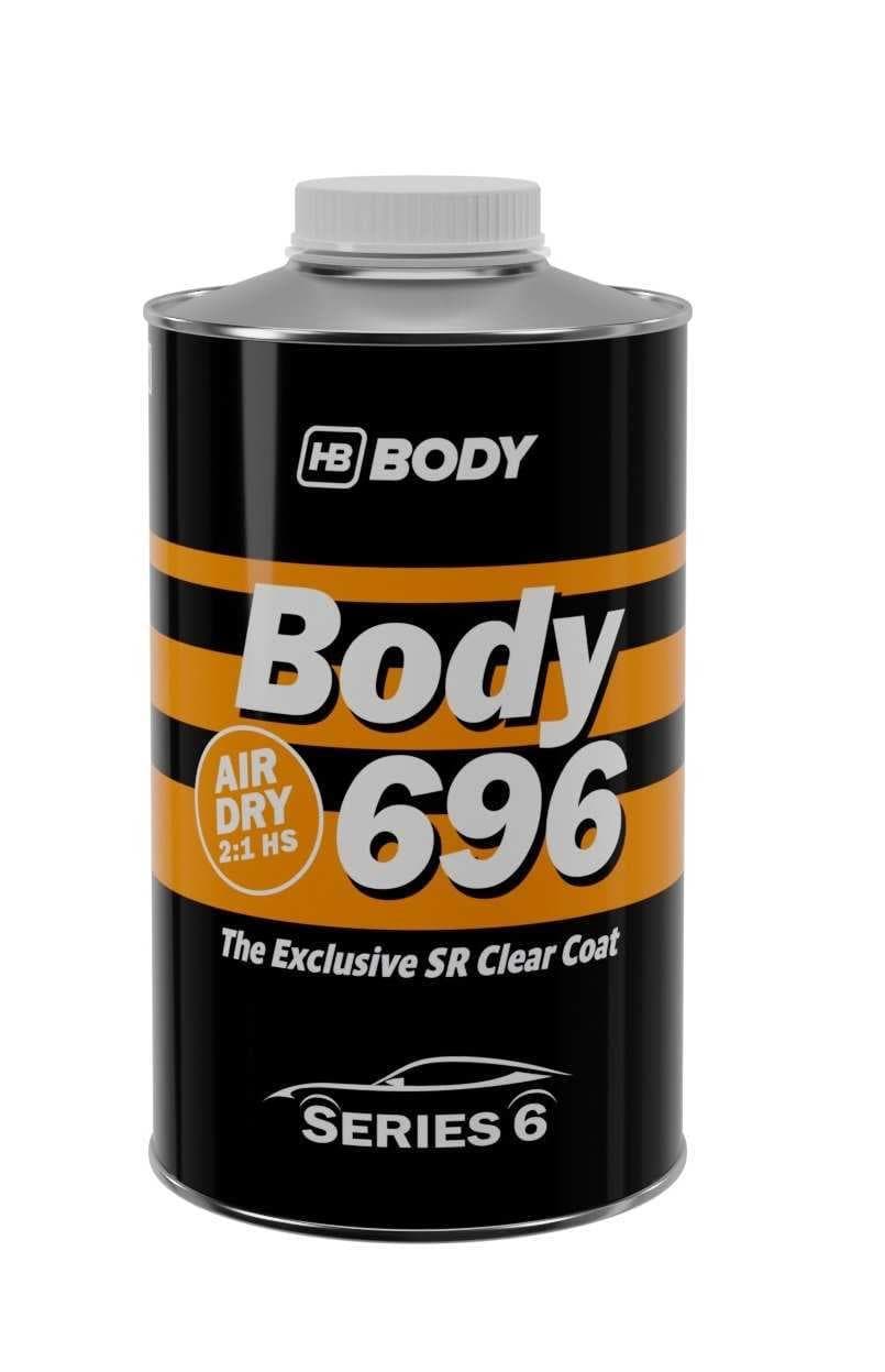 HB BODY 696 AIR DRY HS SR rýchloschnúci lak, pripravený na leštenie za 60 min 2:1 1L