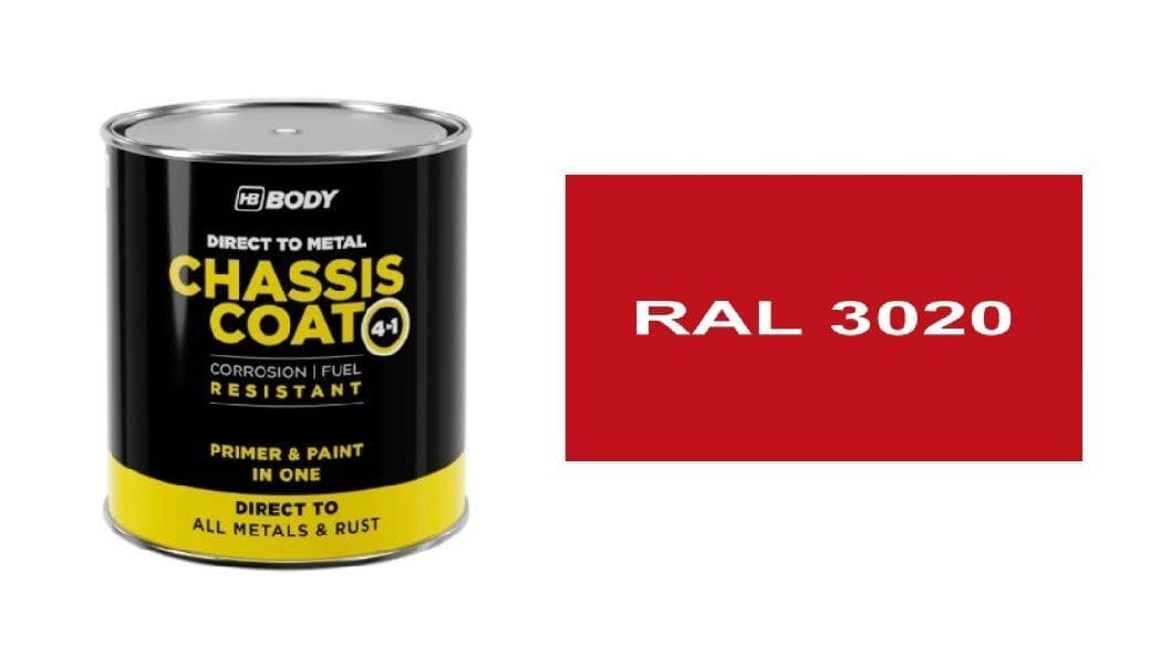 HB BODY 410 chassis coat RAL 3020 750ml
