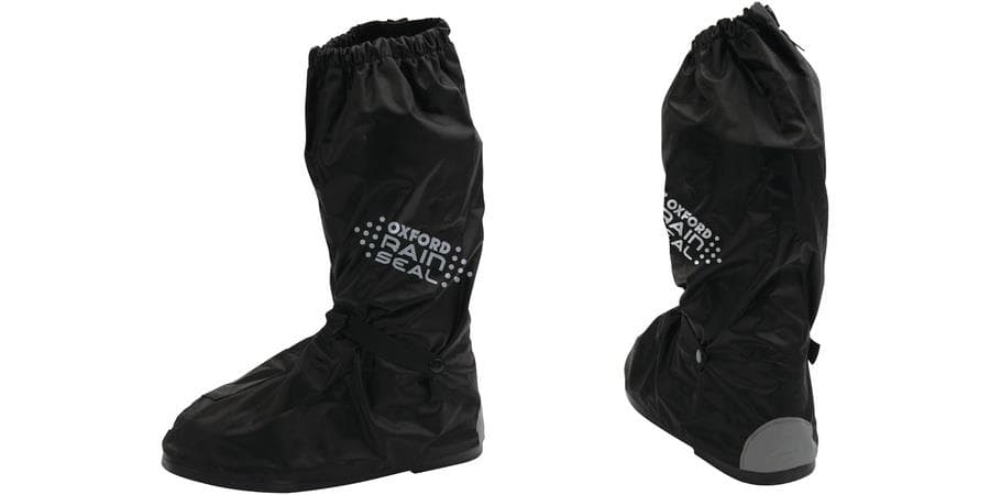 Návleky na topánky RAIN SEAL s reflexnými prvky a podrážkou (čierna, pre veľ. 48 až 50)