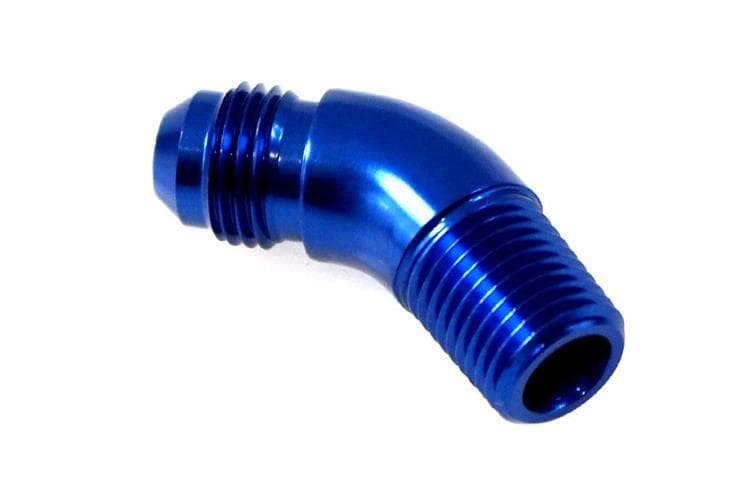 Spojka Full Flow 45° AN6-1/2NPT - MP-AL-544