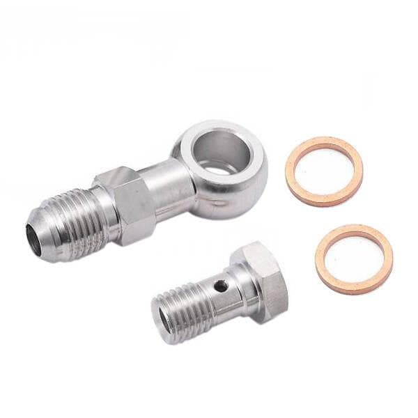 Sada banjo skrutiek M12x1,5 mm na 6AN s omezovačom 2,5 mm