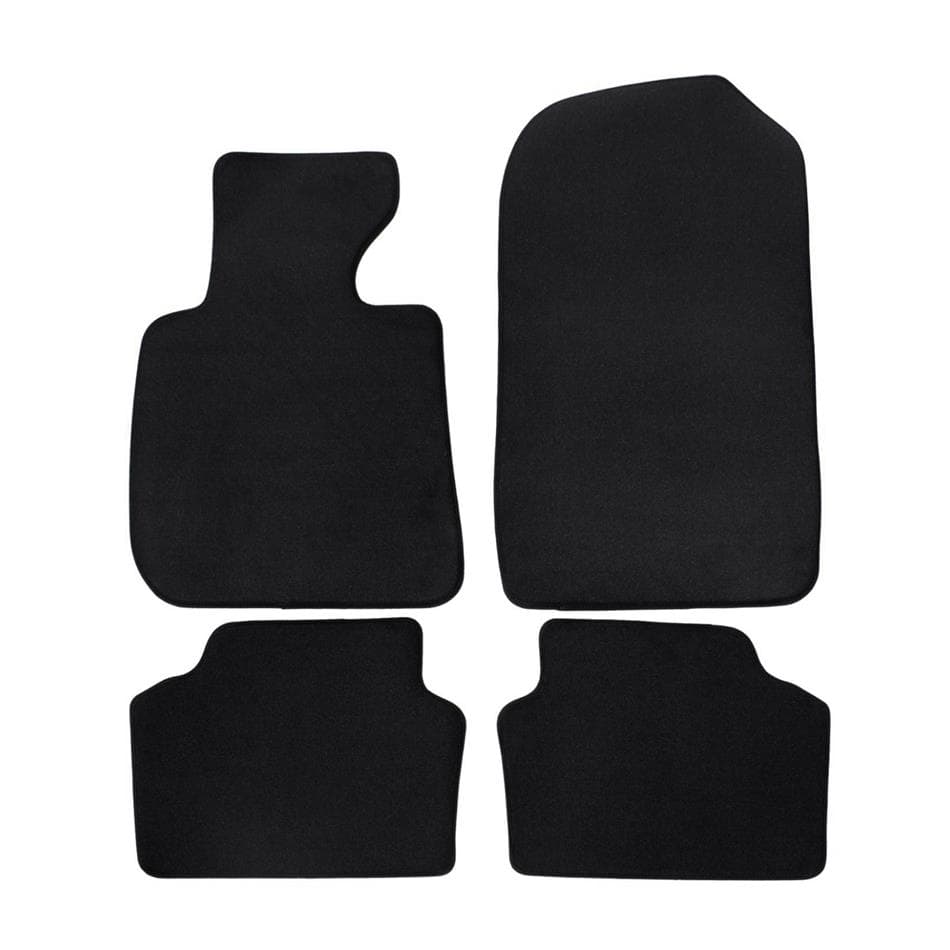 Premium black velúrové autokoberce BMW 3 E90 2004-2013 4ks