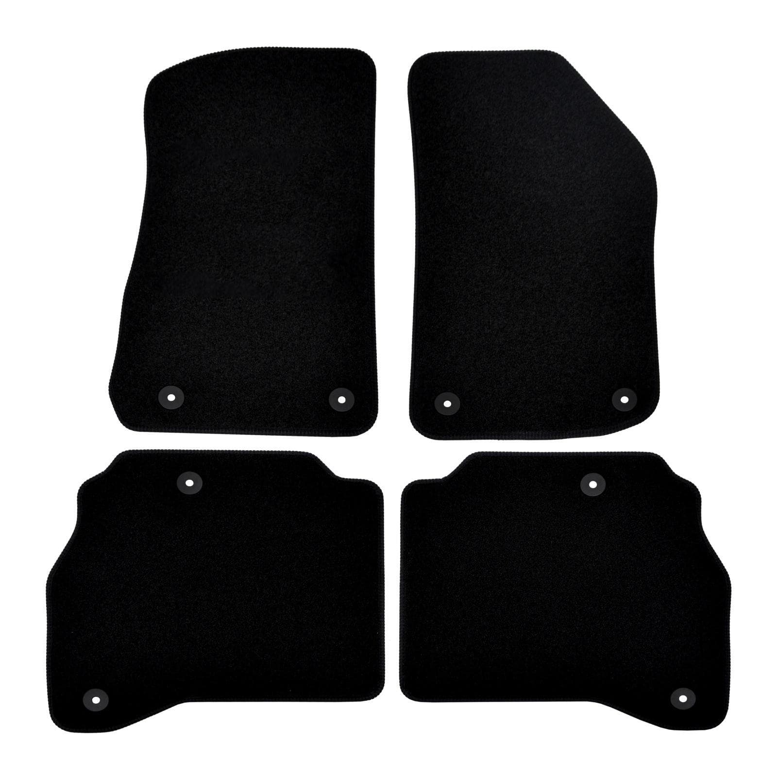 Premium black velúrové autokoberce Jeep Gladiator 2020- 4ks
