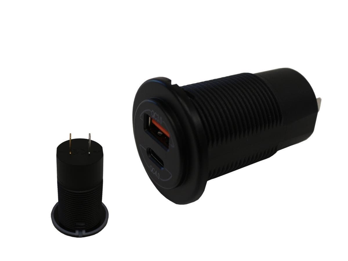 Zásuvka 12/20 V USB, USB-C, QC 3.0, QC 4.0
