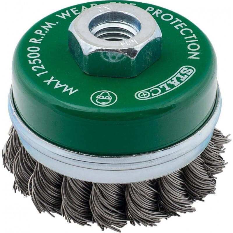 Drôtená kefa čelná Ø80 mm, závit M14 1/24 - S-34732
