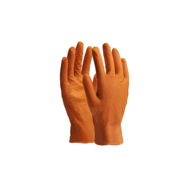 Rukavice nitrilové 10 oranžové