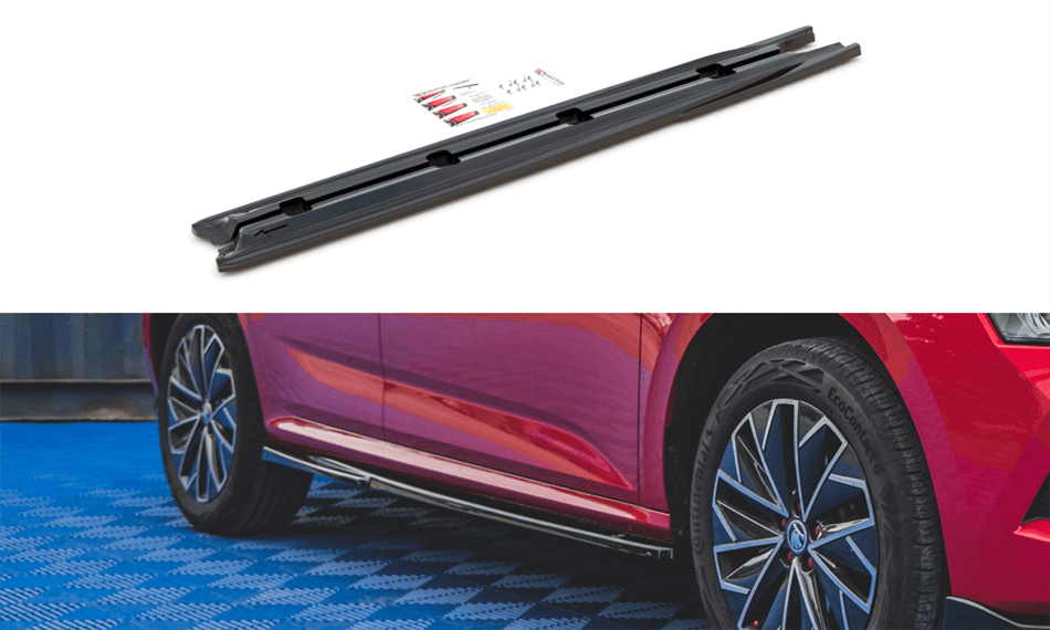 Difuzory pod bočné prahy - Skoda, SKKM1SD1G