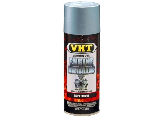VHT farba na motory , titánovo strieborná
