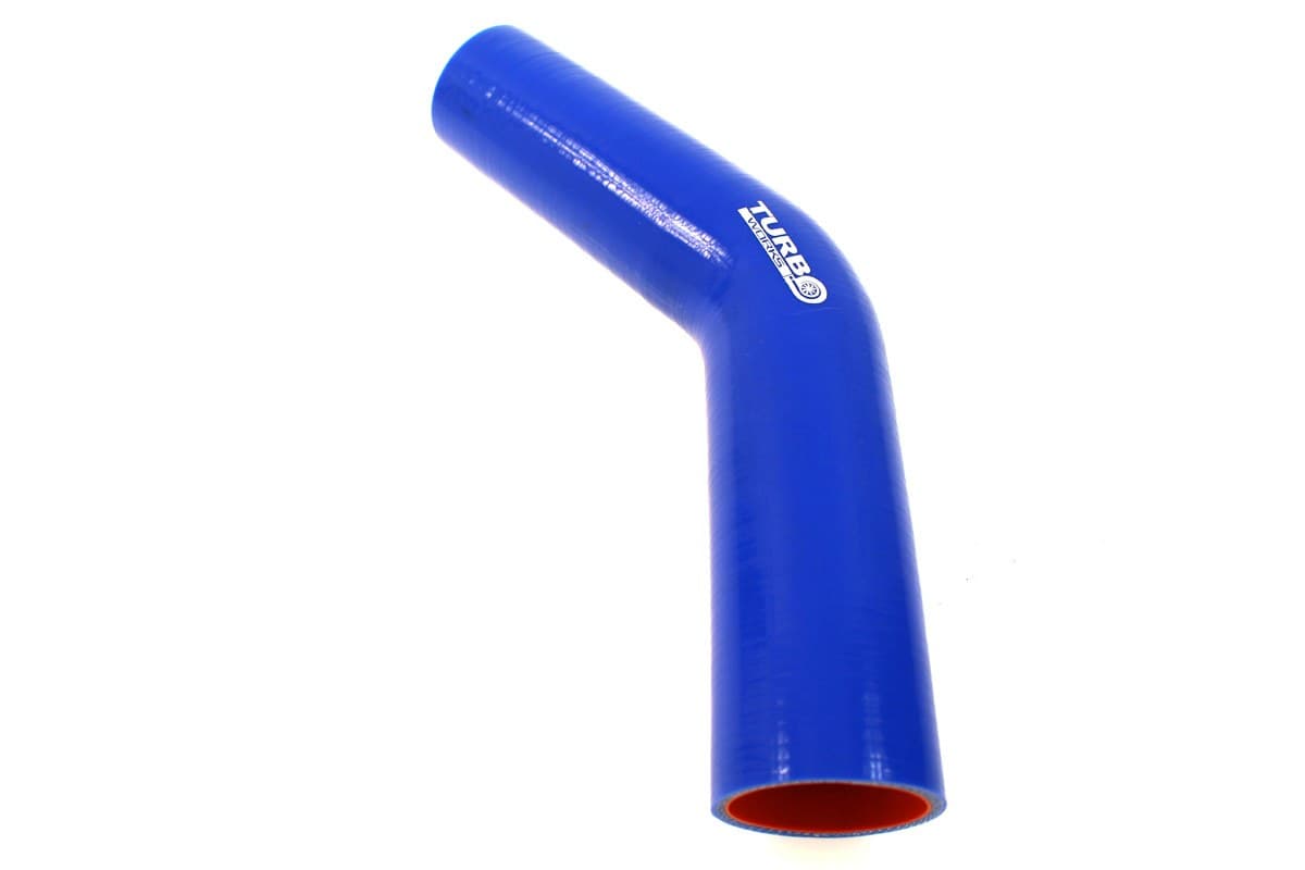 Silikónová hadica - koleno 45° Pro Blue 57 mm XL