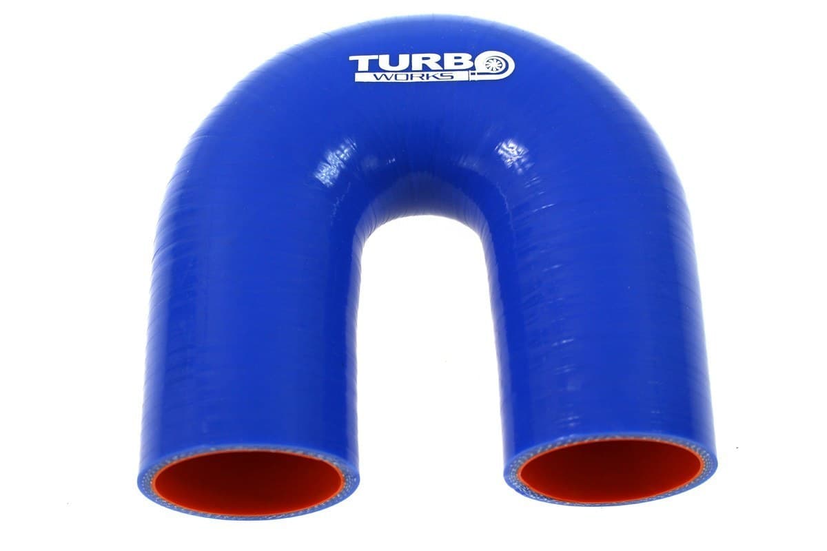 Silikónová hadica - koleno 180° Pro Blue 67 mm