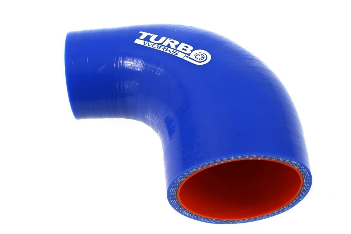 Silikónová hadica - Redukcia 90° Pro Blue 70-76 mm