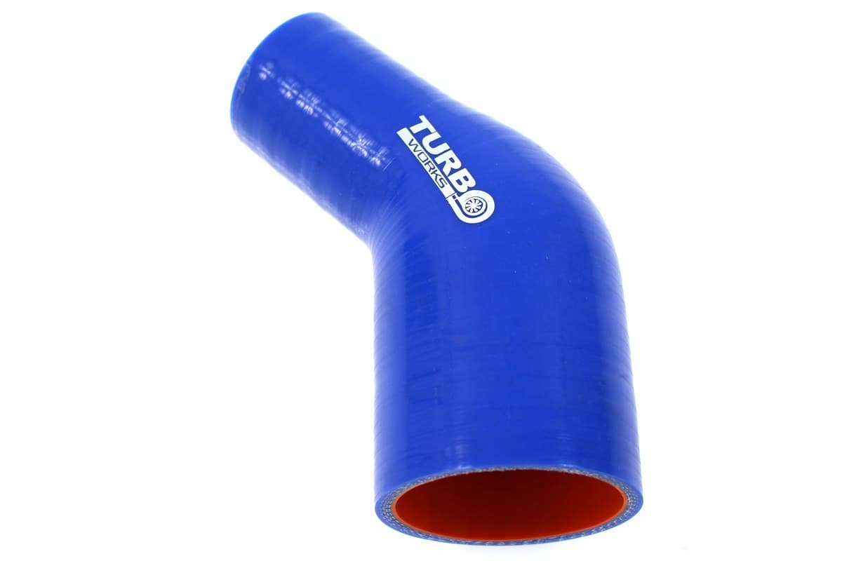 Silikónová hadica - Redukcia 45° Pro Blue 51-76 mm