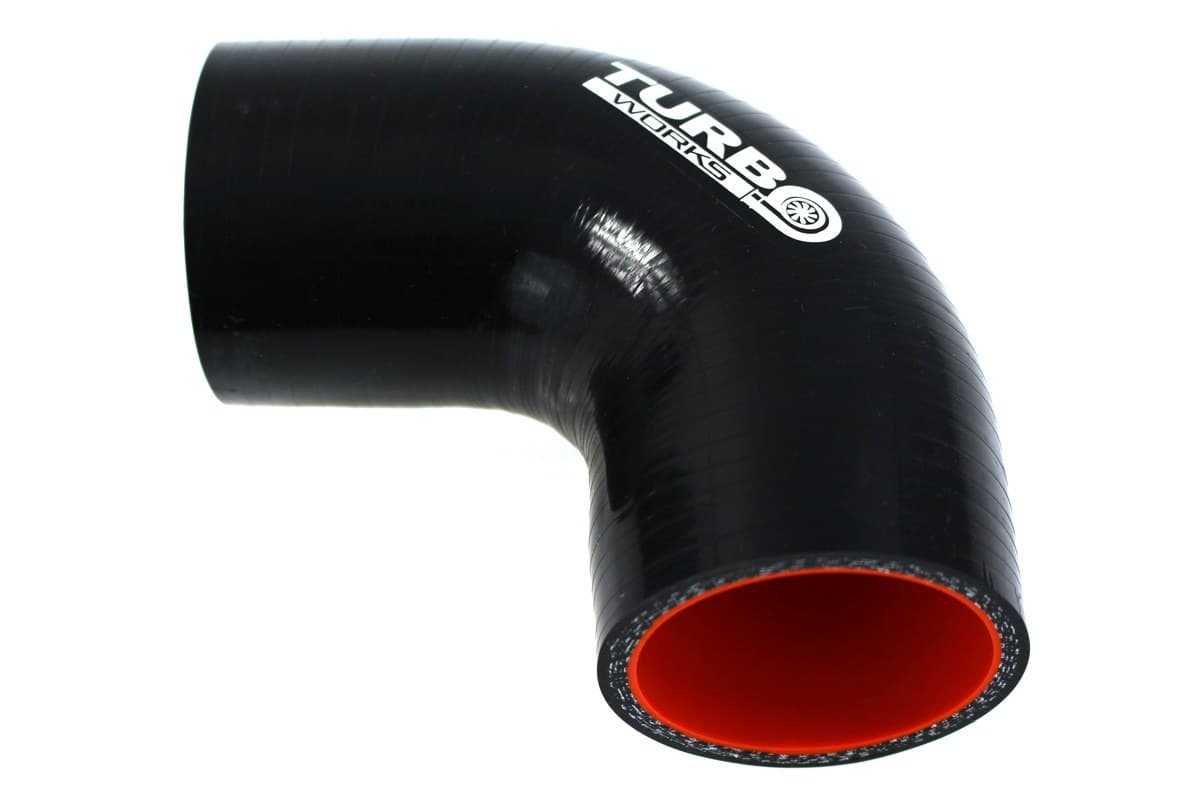 Silikónová hadica - koleno 90° Pro Black 114 mm