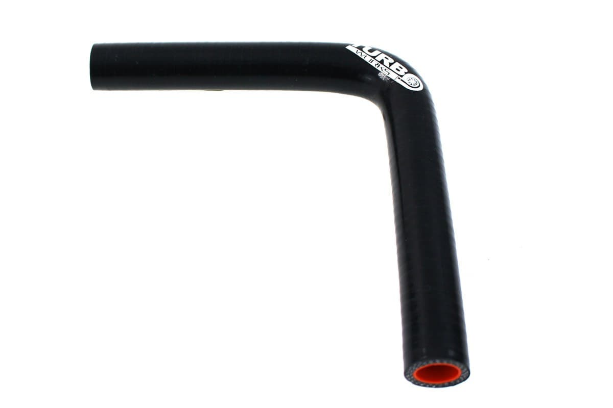 Silikónová hadica - koleno 90° Pro Black 25 mm XL