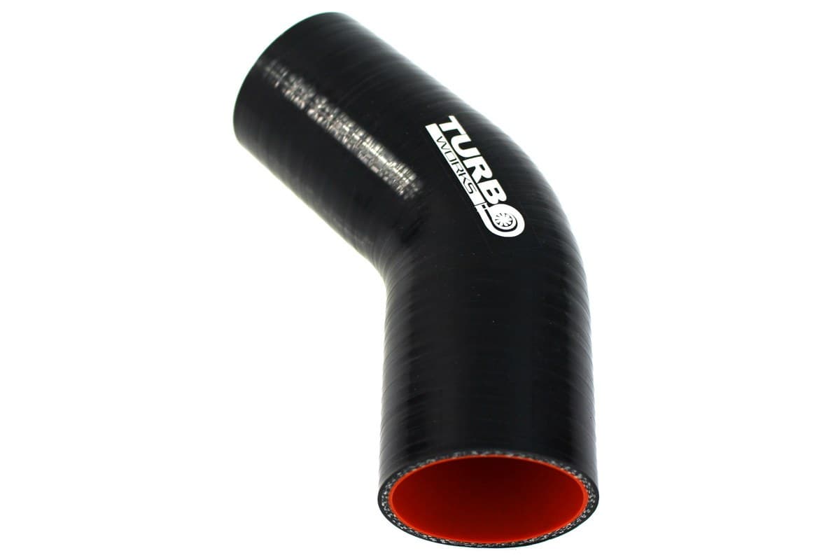 Silikónová hadica - koleno 67° Pro Black 63 mm