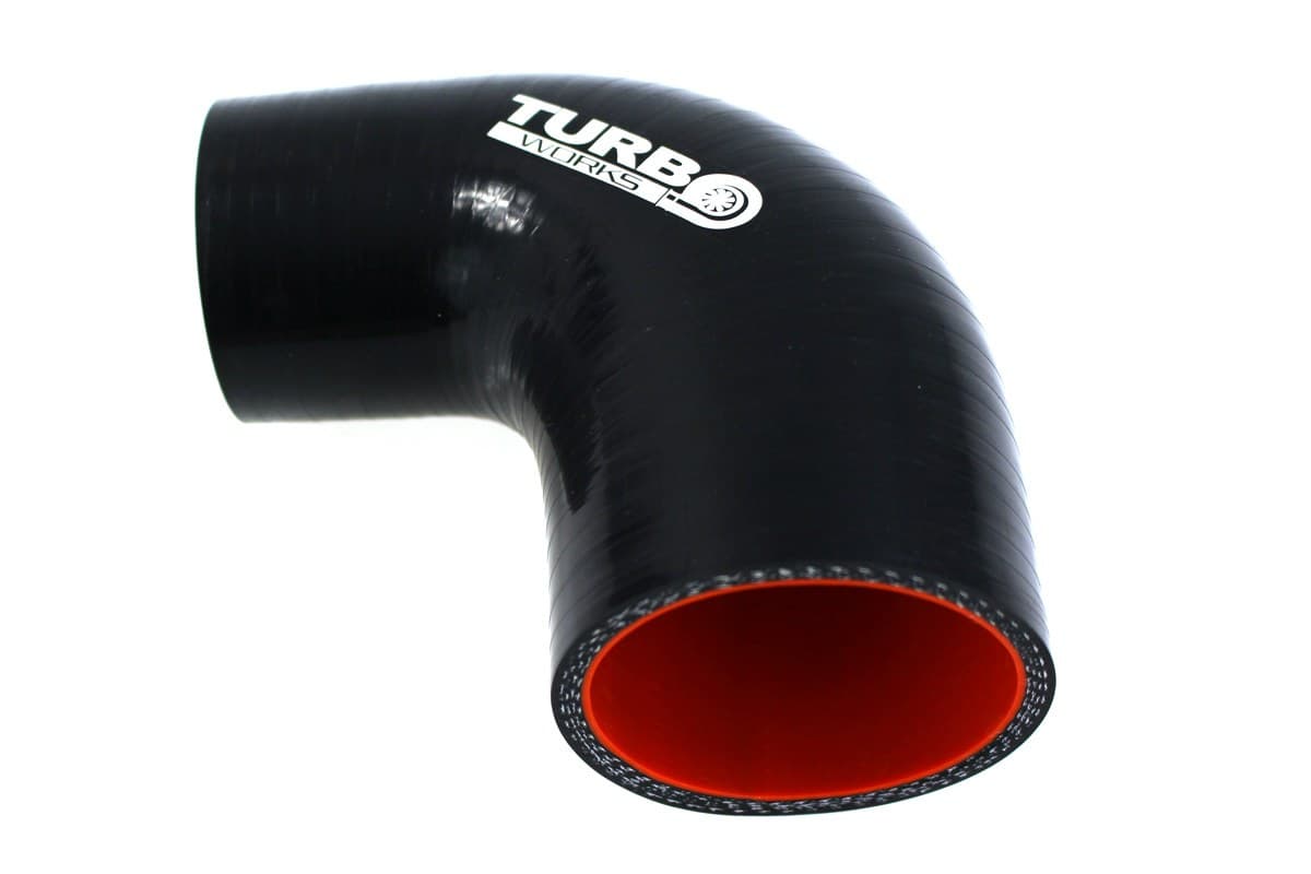 Silikónová hadica - Redukcia 90° Pro Black 63-76 mm