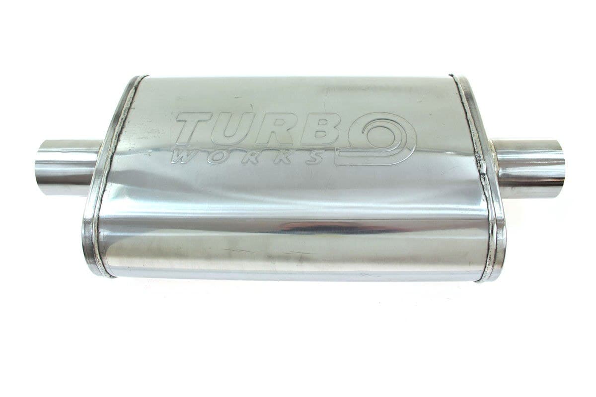 Stredový tlmič výfuku 63,5 mm LT 409SS - TWTL114
