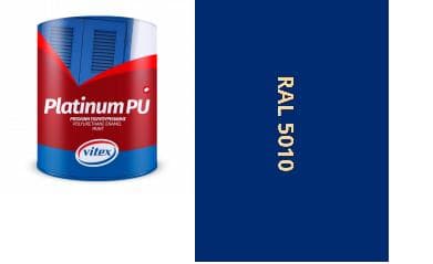 Vitex Platinum - Farba Na Drevo A Kov Saténová Ral 5010 Enziánovo Modrá 0,75L