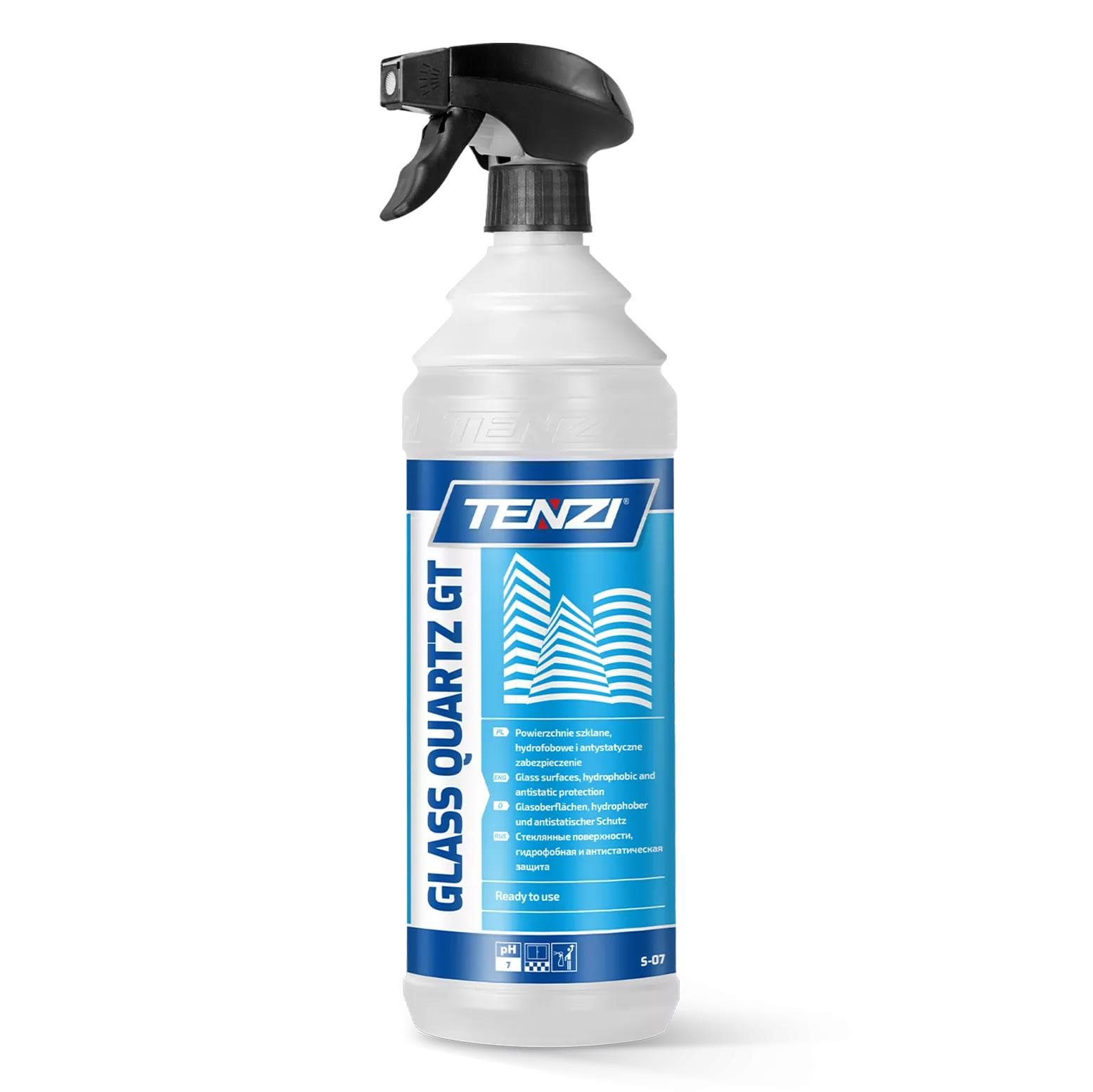 TENZI GLASS QUARTZ GT - Hydrofóbny čistič skla 1L WSS007A001BD005