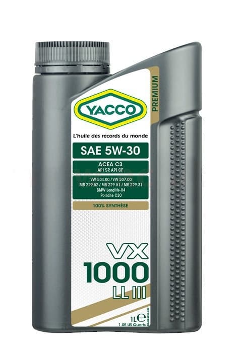 Olej Yacco VX 1000 LL III 5W-30 1L